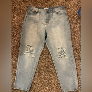 SOs High waisted Mom Jeans size 33W/17 juniors
